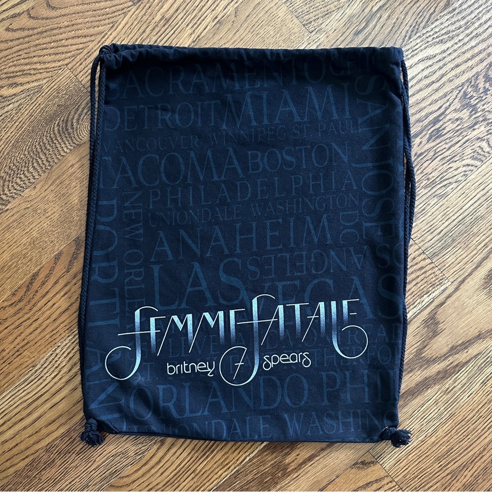Britney Spears - Femme Fatale Tour - VIP Drawstring Bag